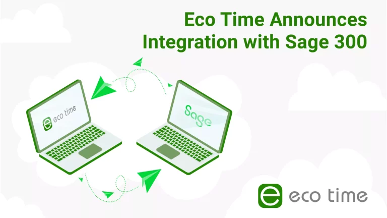 Eco Time Announces Integration with Sage 300